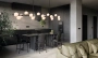 Pendant lamp Moran 9 L1000 BKOP